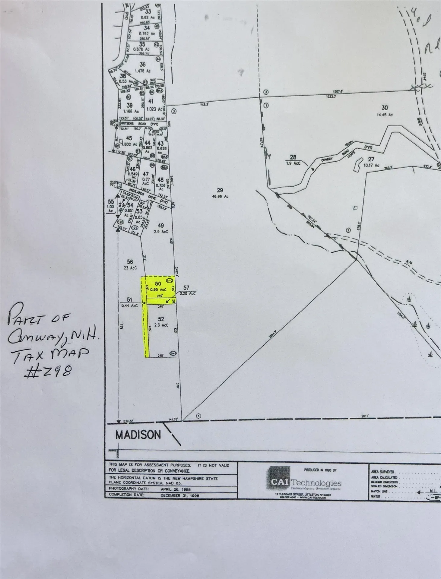 0 Off Highlands Drive Conway NH 03818