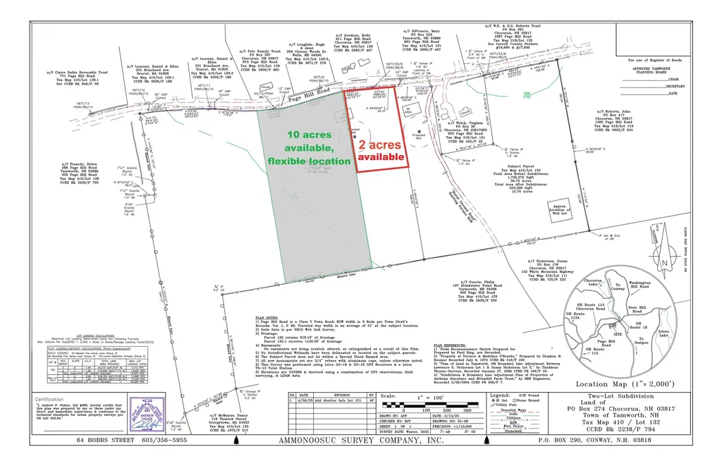 000 Page Hill Road Tamworth NH 03817