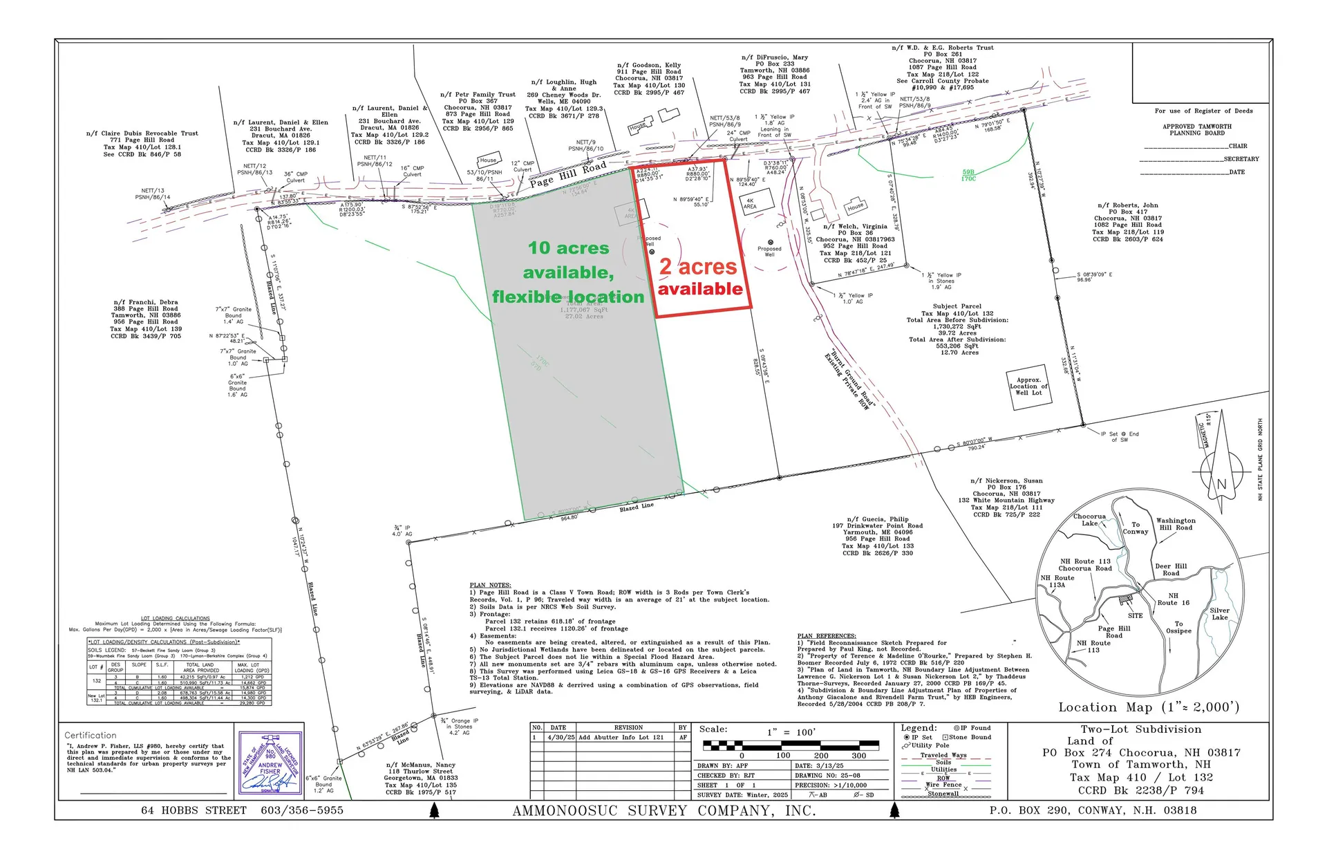 000 Page Hill Road Tamworth NH 03817