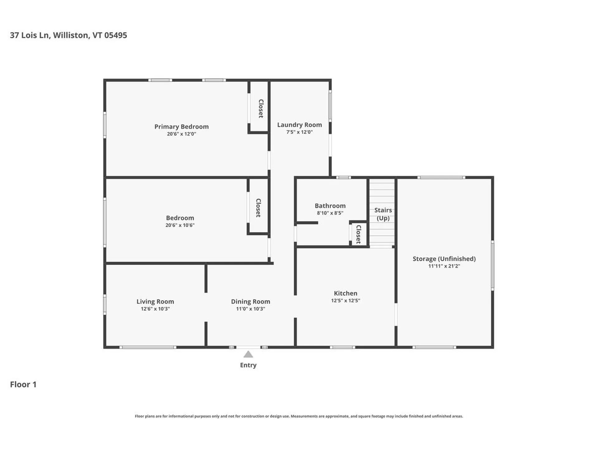 37 Lois Lane Williston VT 05495