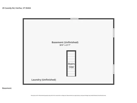 29 Cassidy Road Fairfax VT 05454