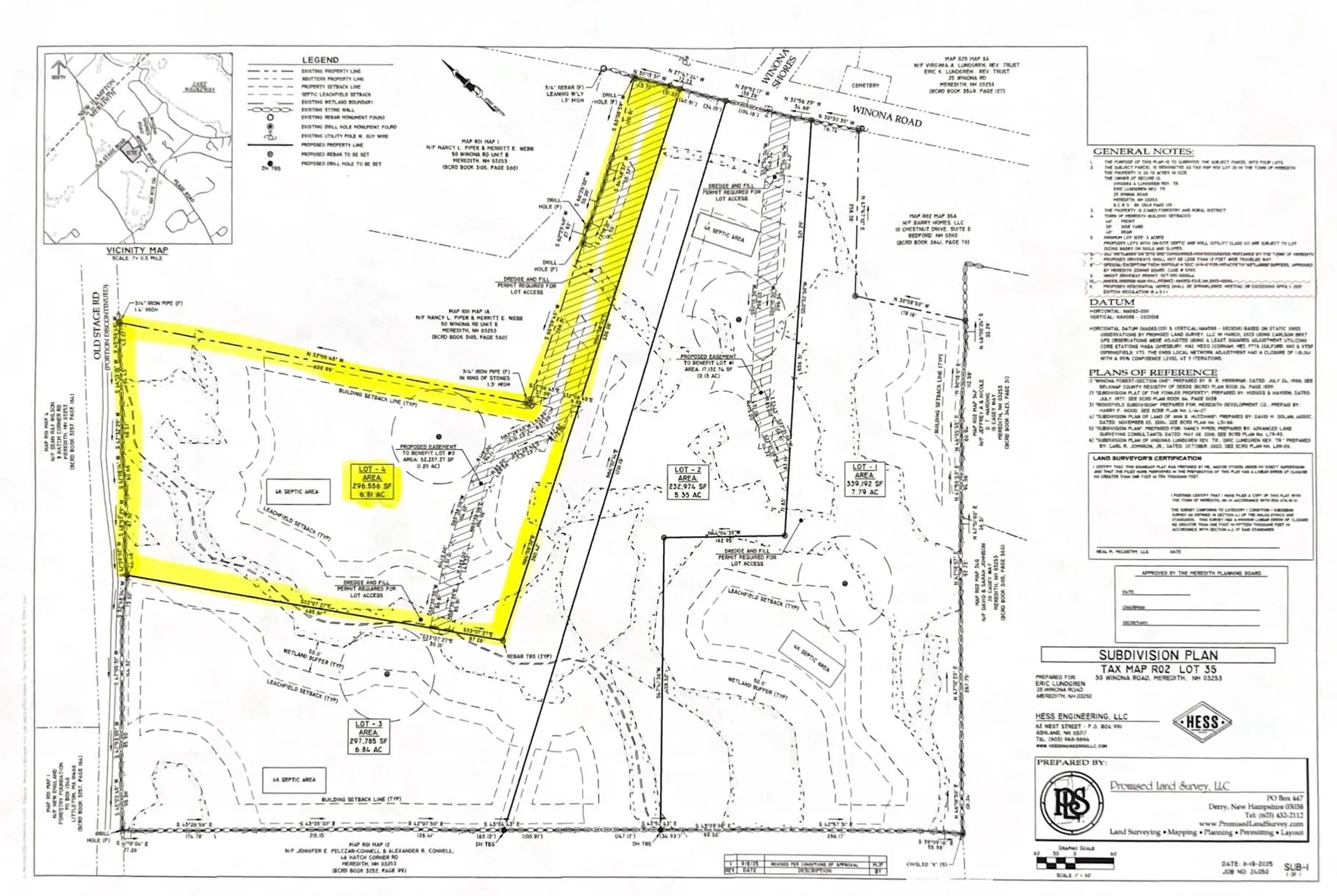 Lot 4 Winona Road Meredith NH 03253