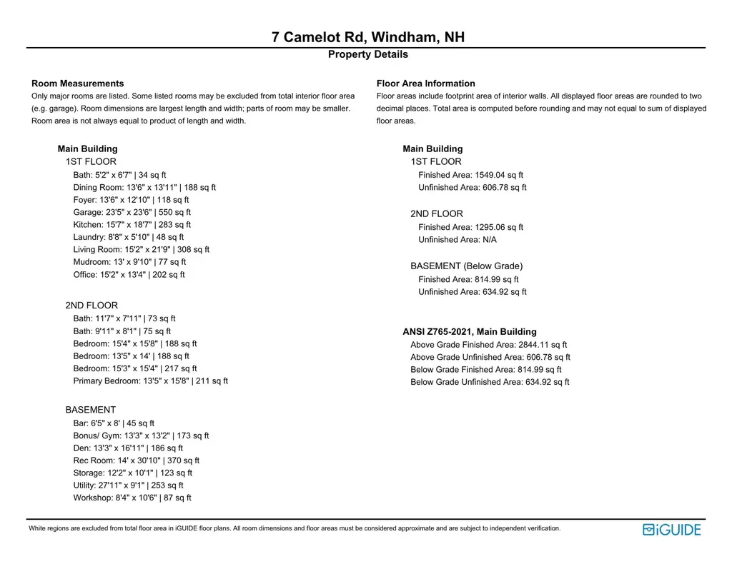 7 Camelot Road Windham NH 03087