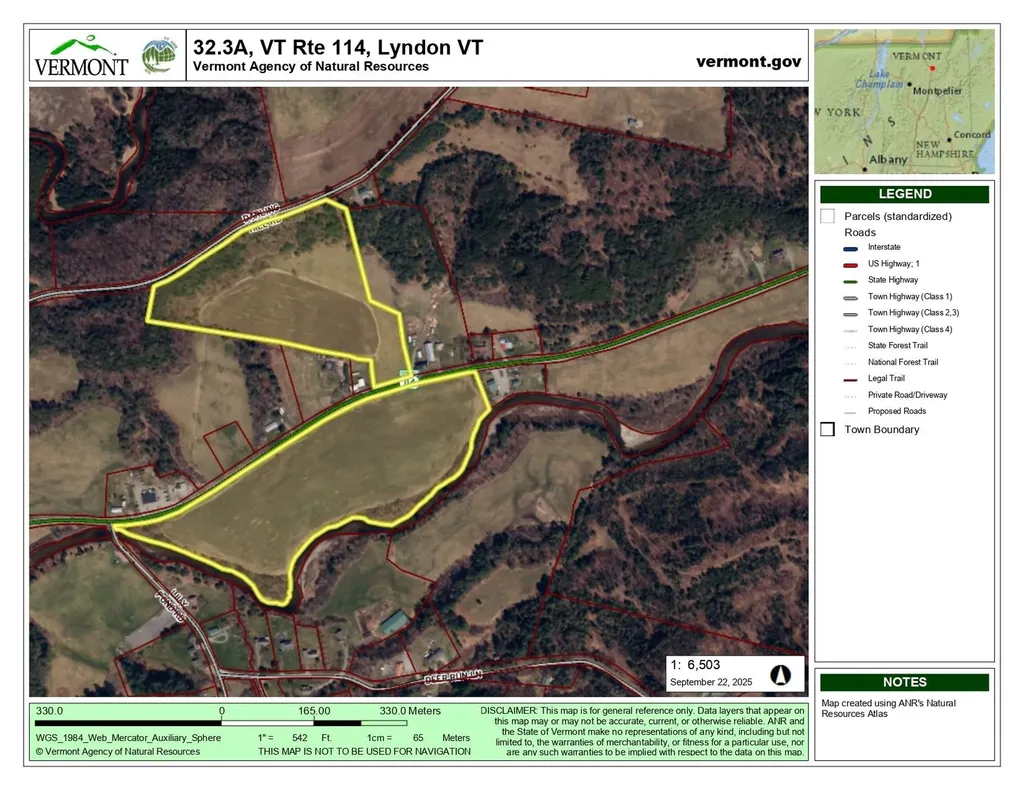 00 Vt Route 114 Lyndon VT 05851