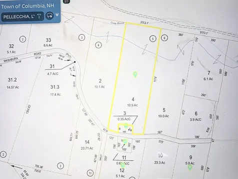 Off Washburn Road Columbia NH 03590