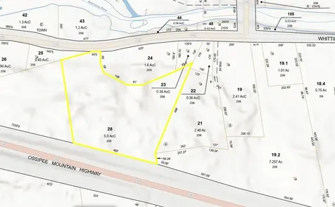 Map 206 Lot 28 Whittier Road Tamworth NH 03890