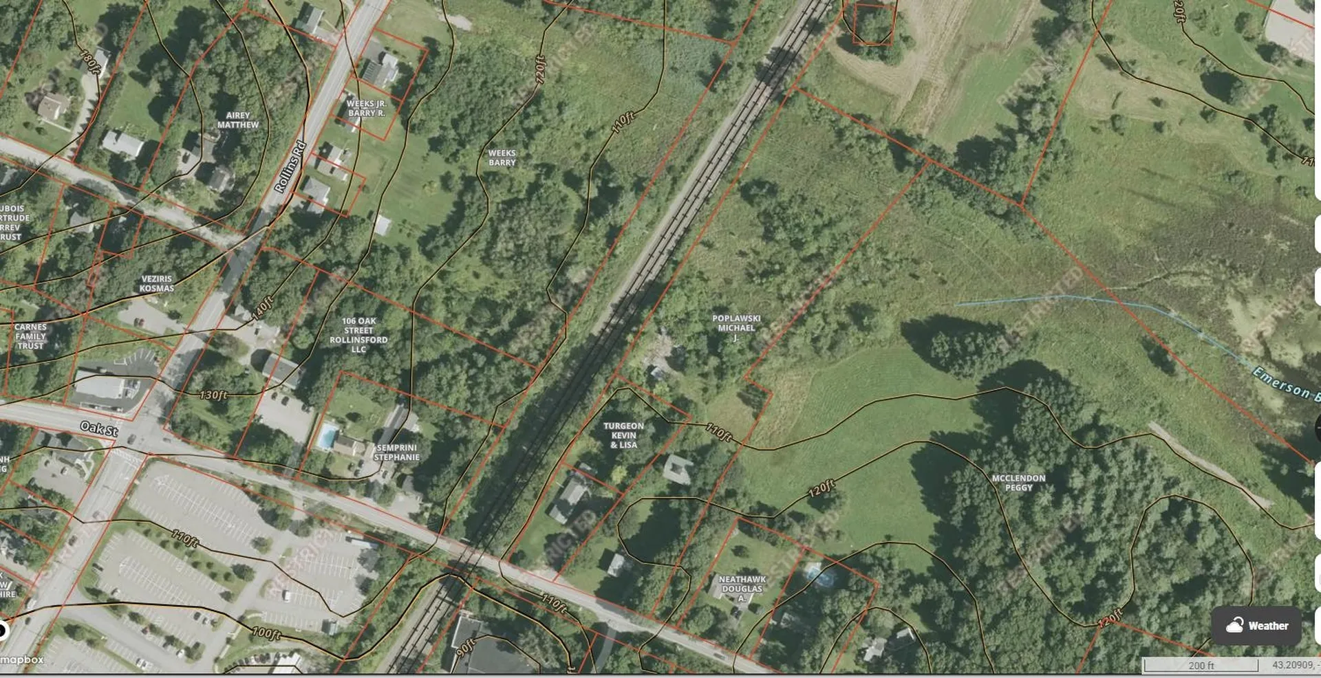 Map 3 Lot 36-1 Oak Street Rollinsford NH 03869