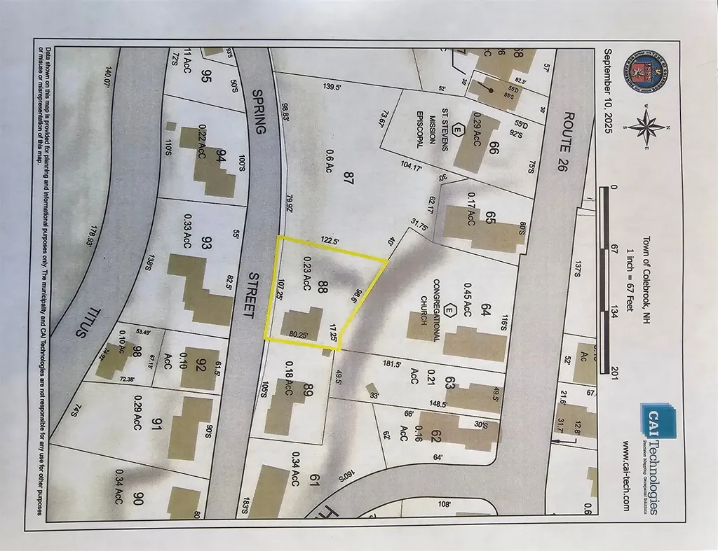 21 Spring Street Colebrook NH 03576