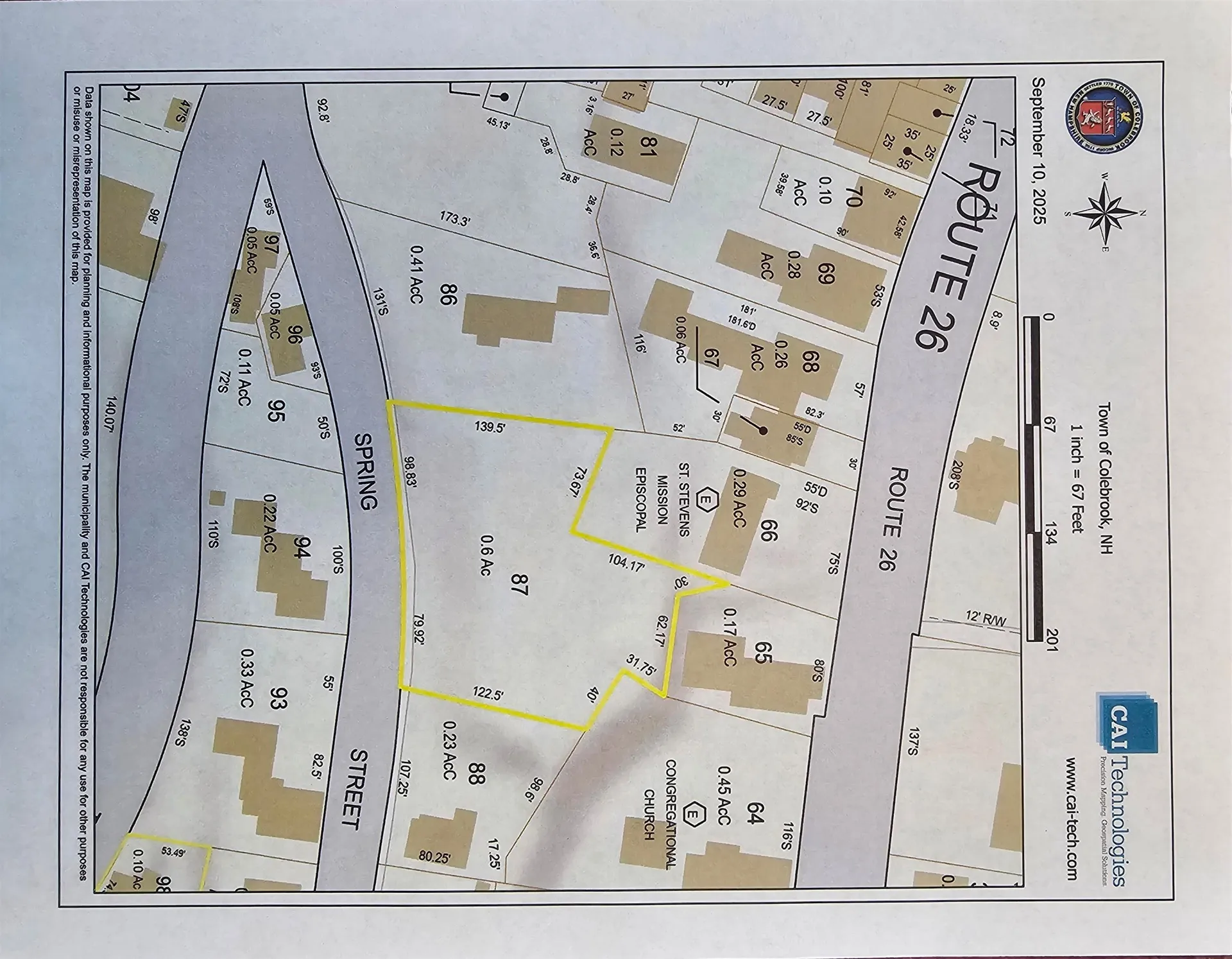 - Spring Street Colebrook NH 03576