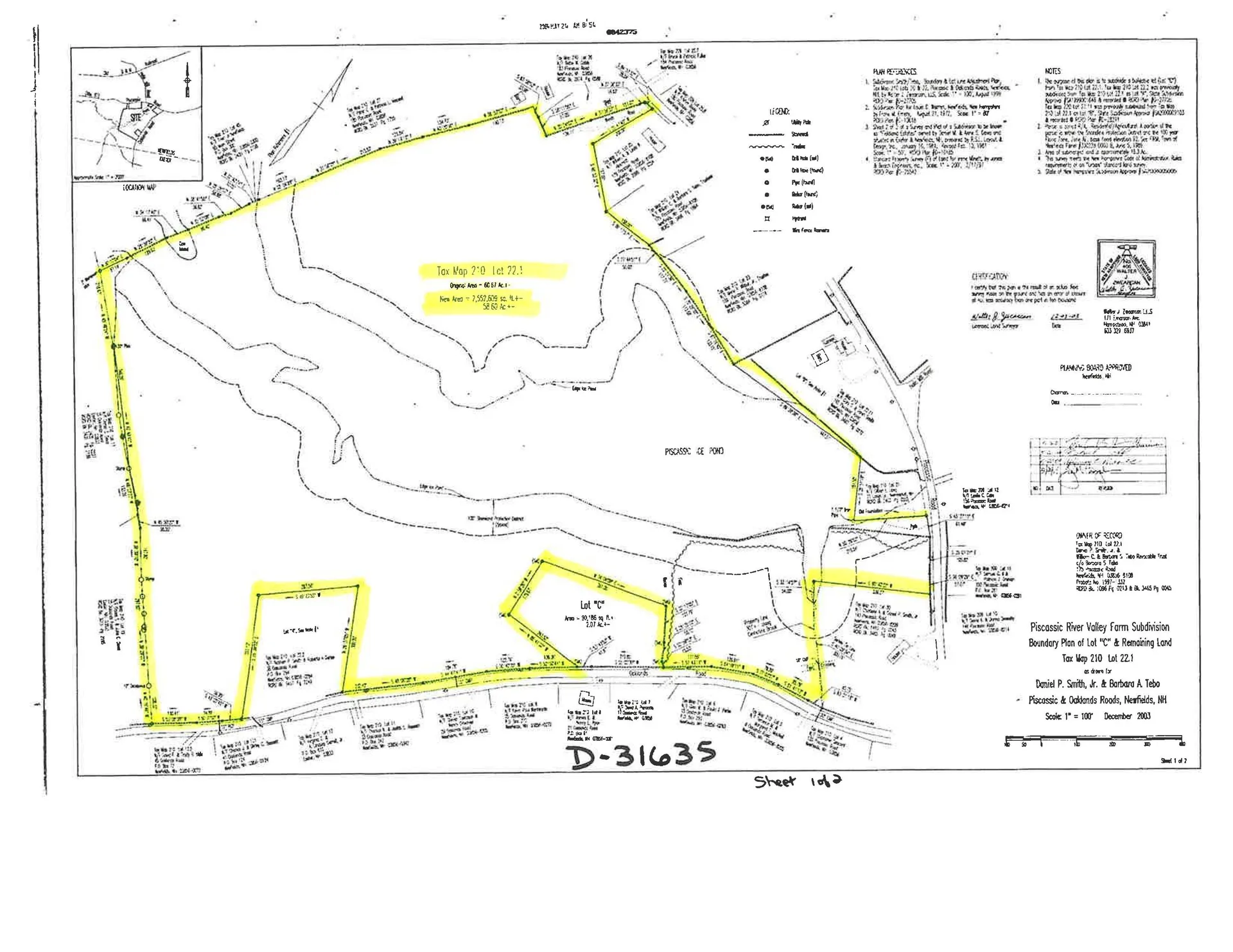 00 Piscassic & Oaklands Road Newfields NH 03856