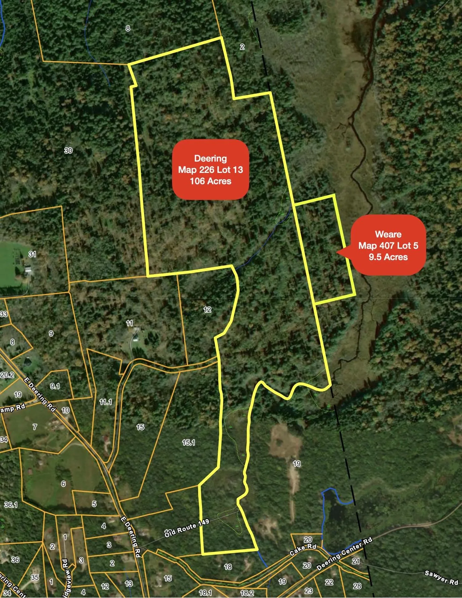 Lot 13 East Deering Road Deering NH 03244