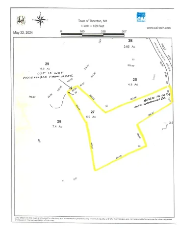 Map 231 Woodwinds Drive Thornton NH 03215