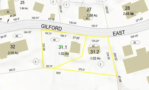 42 + 44 Gilford East Drive Gilford NH 03249
