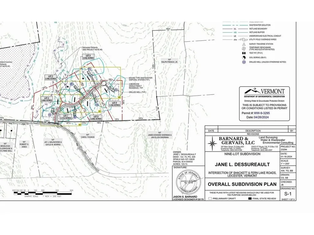 Lots 4-9 Fern Lake Road Leicester VT 05733