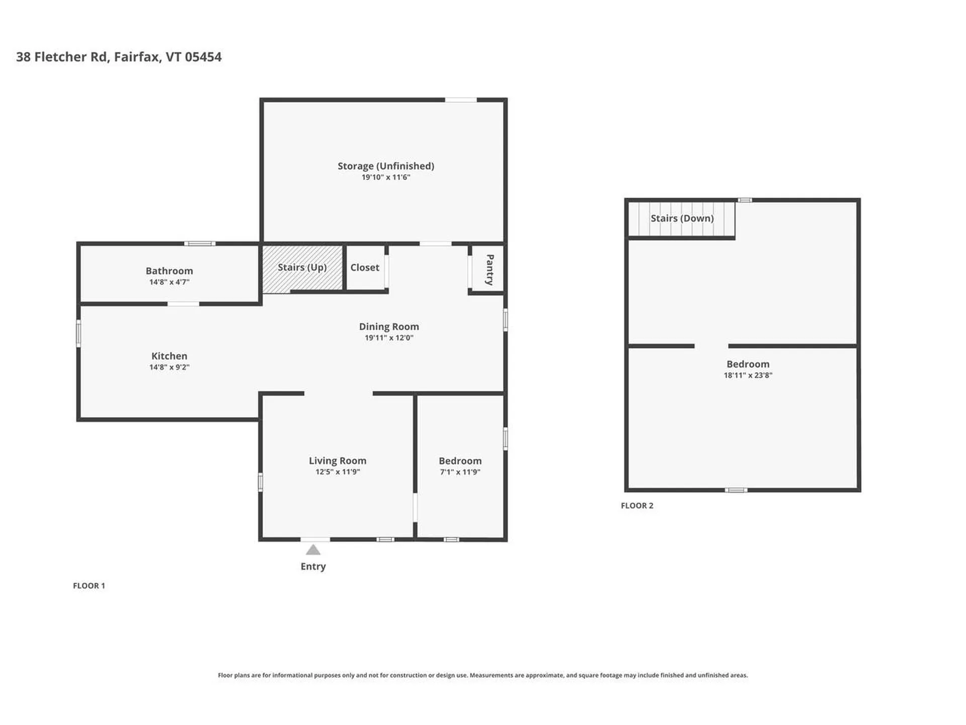 38 Fletcher Road Fairfax VT 05454