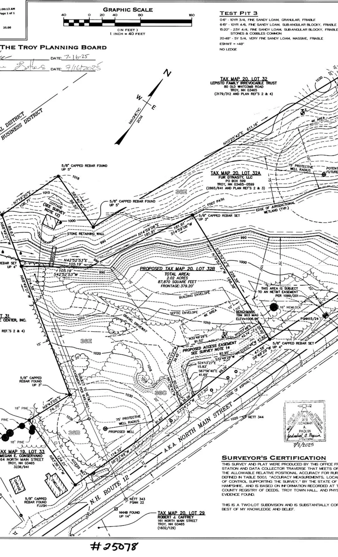 Lot 32 B N Main Street Troy NH 03465