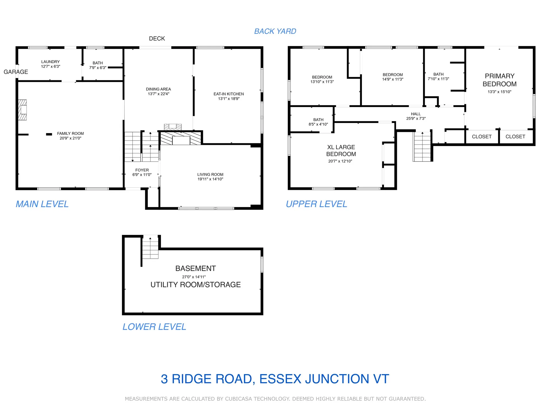 3 Ridge Road Essex Junction VT 05452