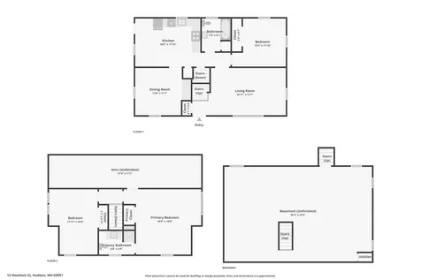 12 Hemlock Street Hudson NH 03051