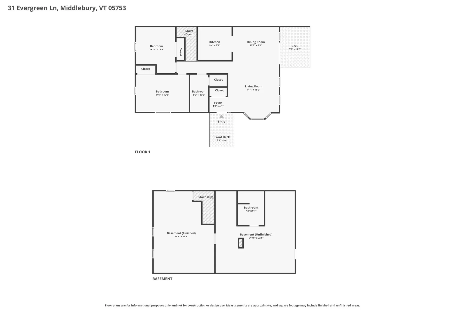 31 Evergreen Lane Middlebury VT 05753