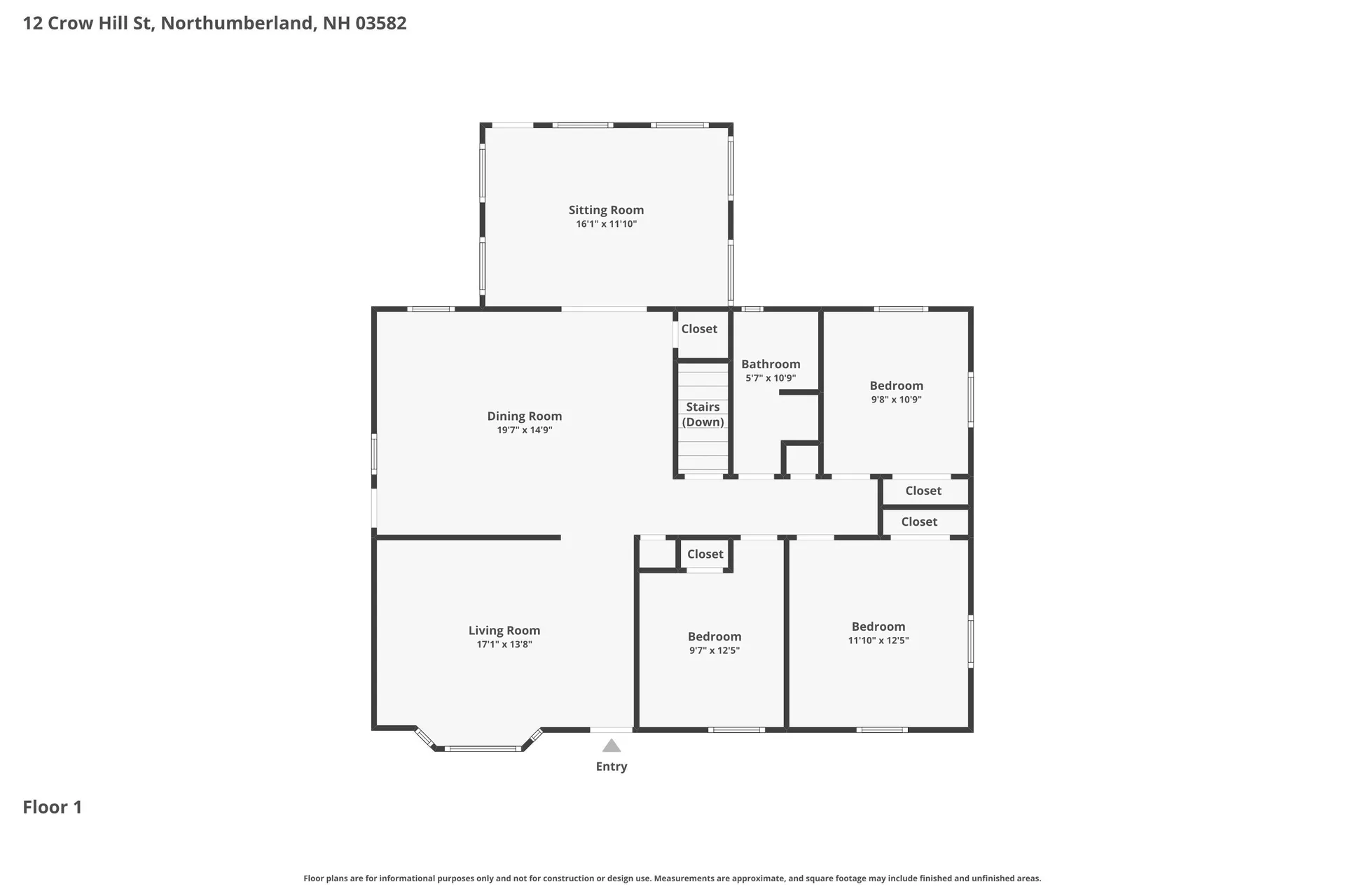 12 Crow Hill Street Northumberland NH 03582