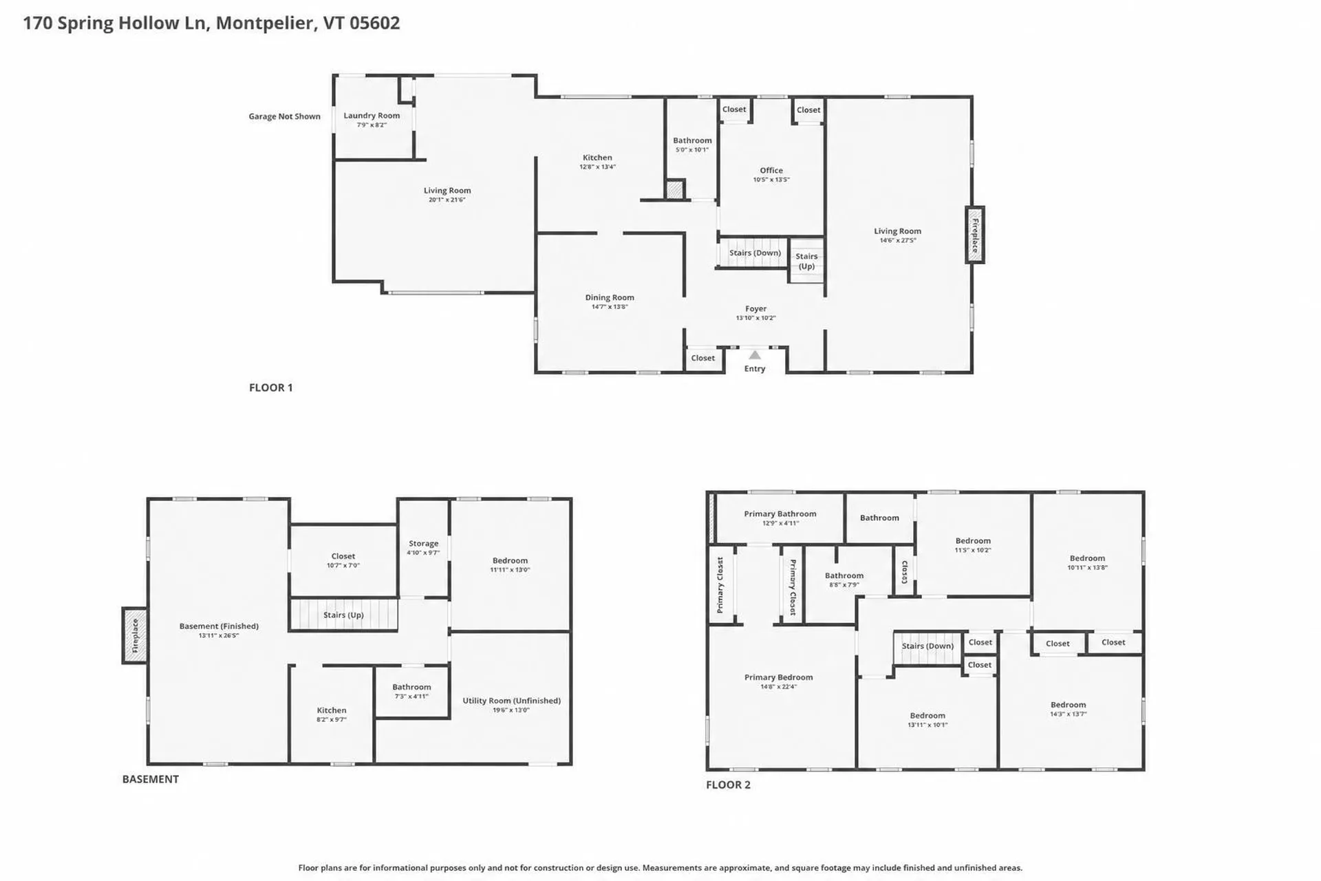 170 Spring Hollow Lane Montpelier VT 05602