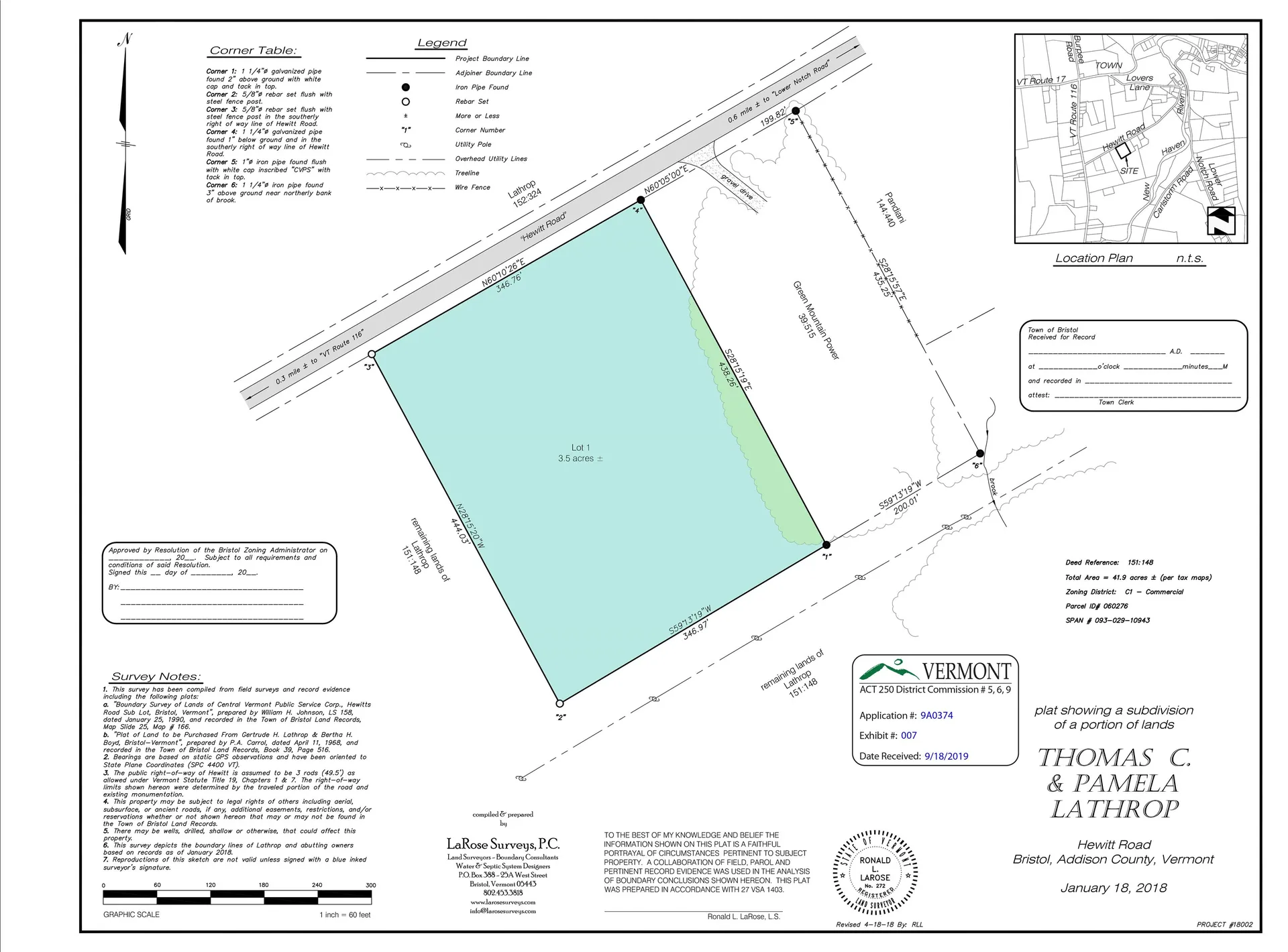 Tbd Hewitt Road Bristol VT 05443