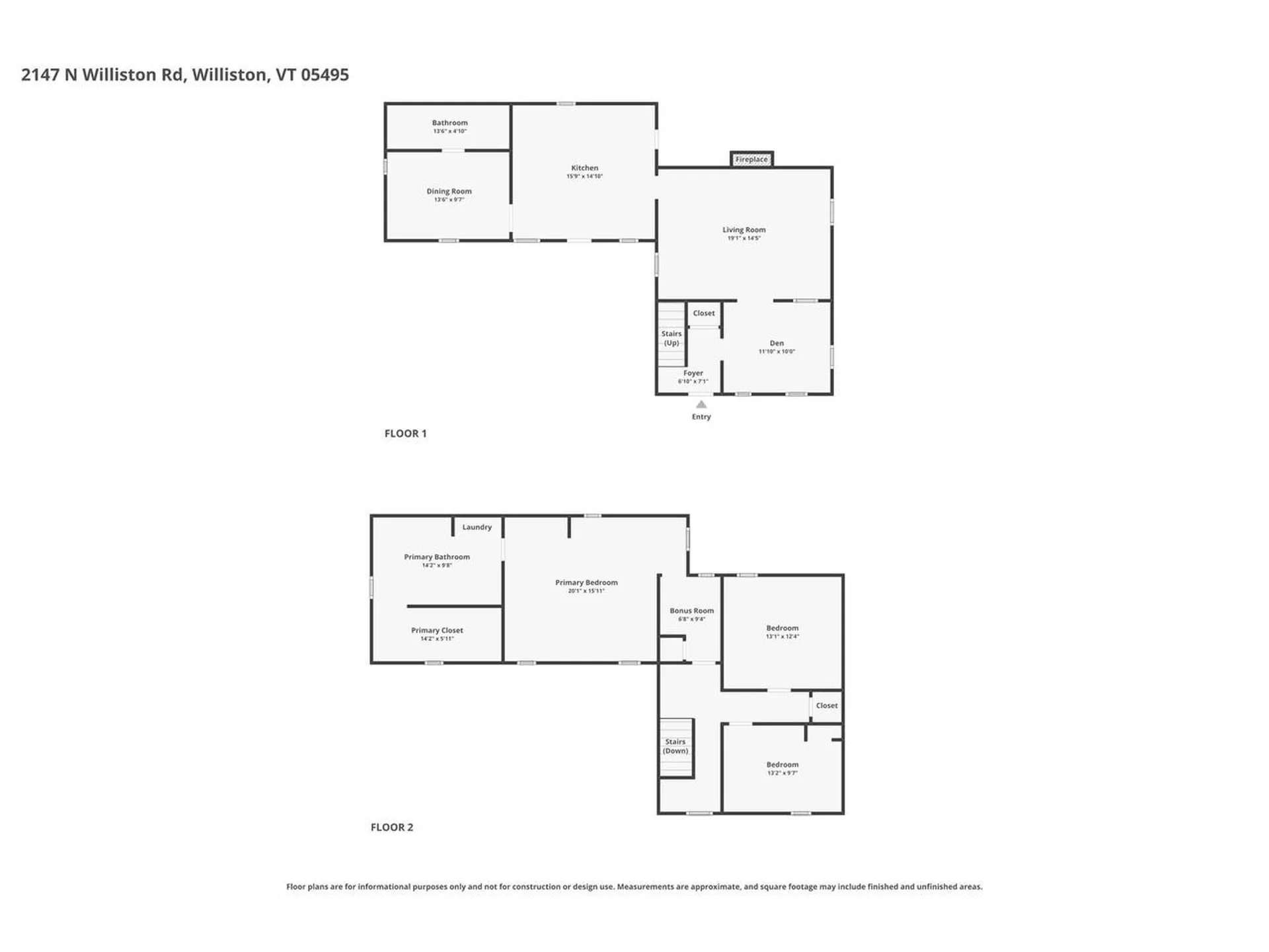 2147 North Williston Road Williston VT 05495