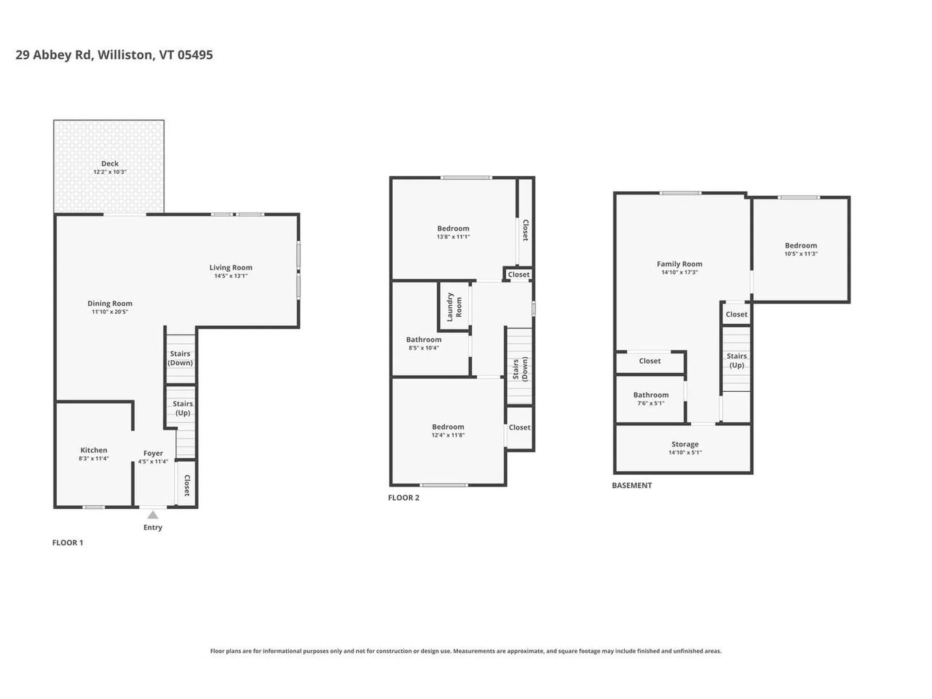 29 Abbey Road Williston VT 05495