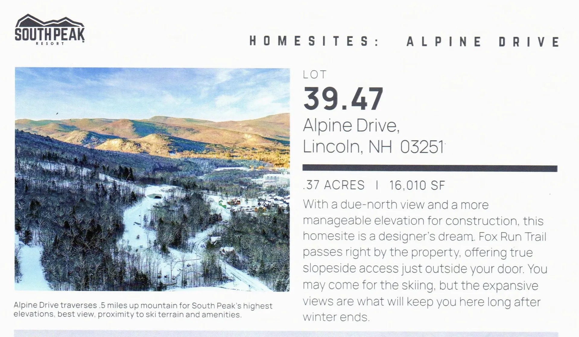 47 Alpine Drive Lincoln NH 03251
