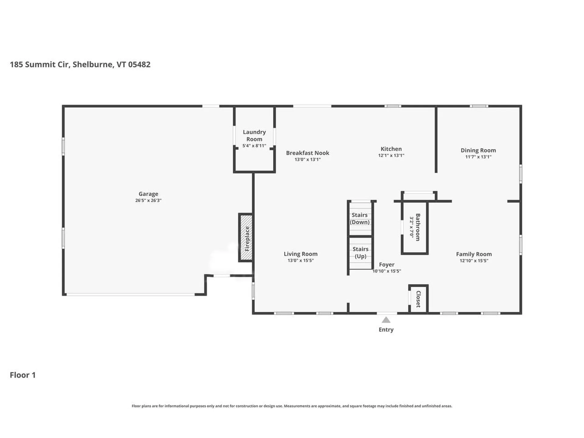 185 Summit Circle Shelburne VT 05482