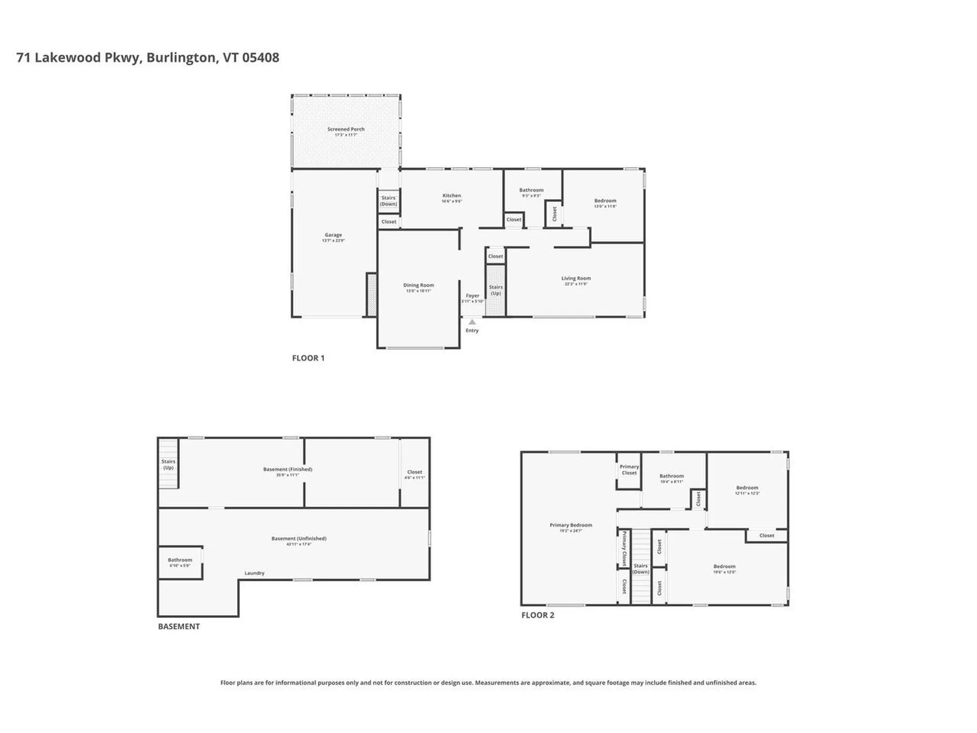 71 Lakewood Parkway Burlington VT 05408
