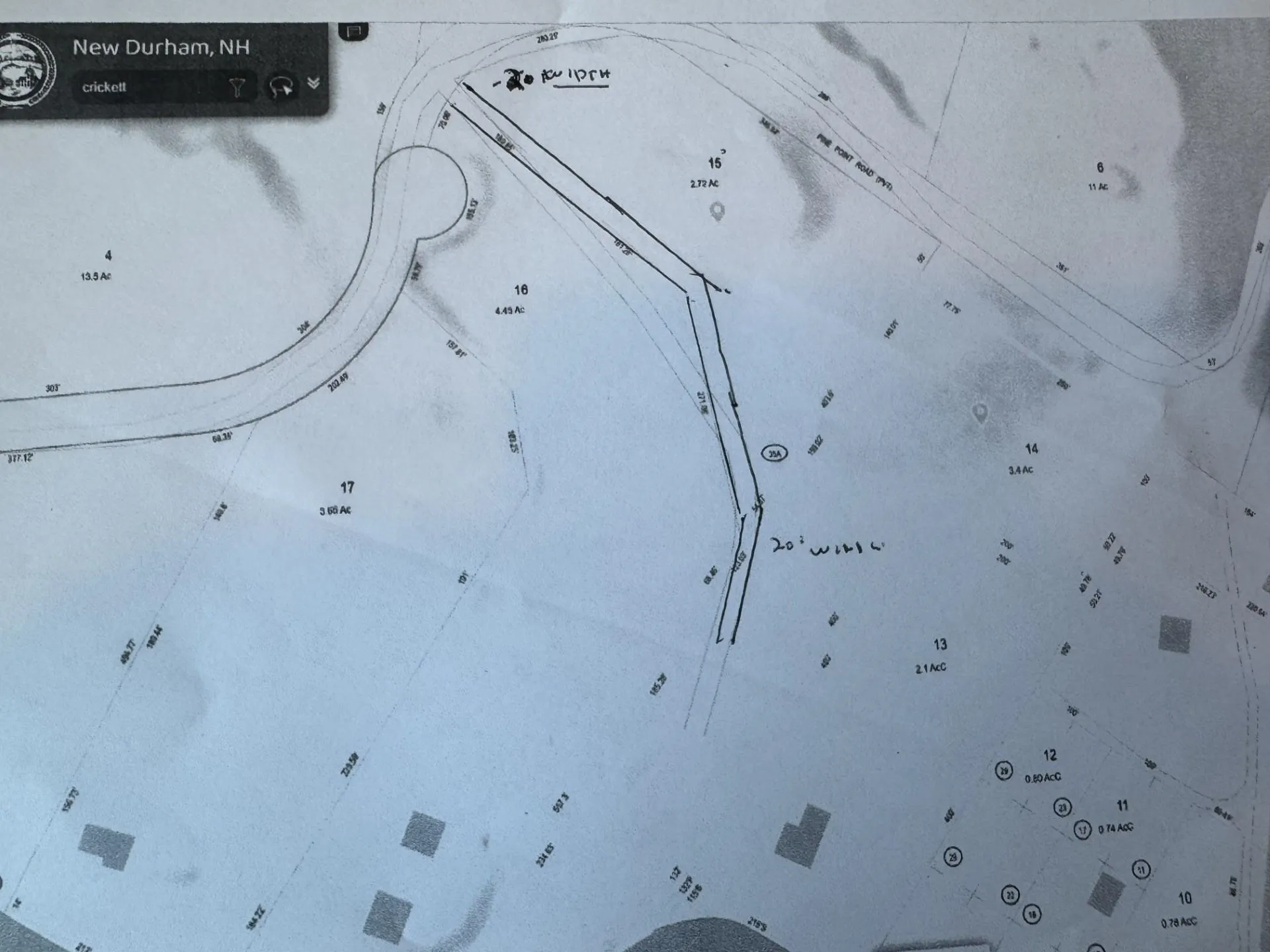 Lot 14 Pine Point Road New Durham NH 03855