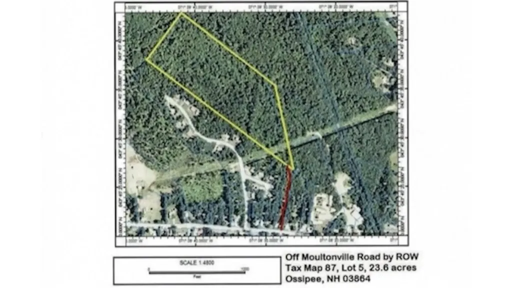 Back Moultonville Road Ossipee NH 03814