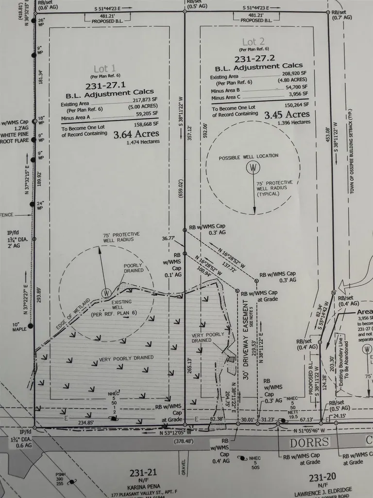 Lot 27.2 Dorrs Corner Road Ossipee NH 03814