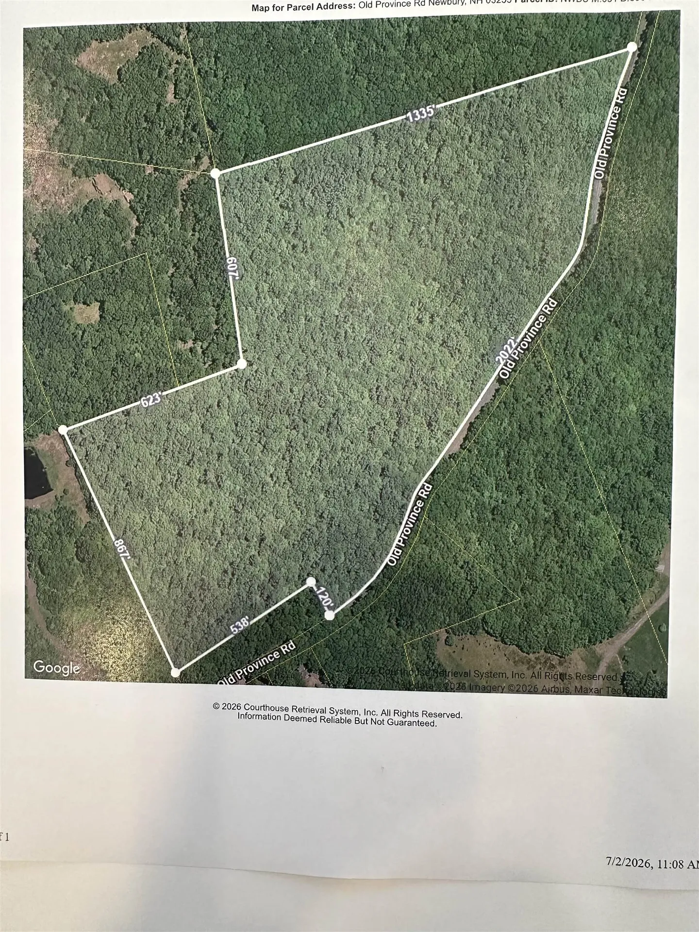 Lot 157 Old Province Road Newbury NH 03255