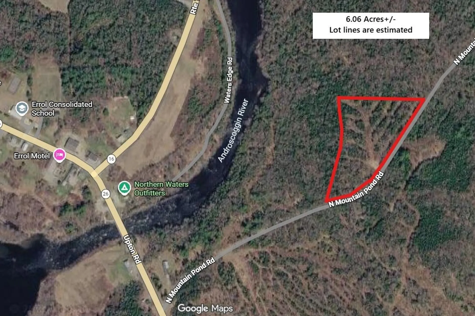 Lot 3 North Mountain Pond Road Errol NH 03579
