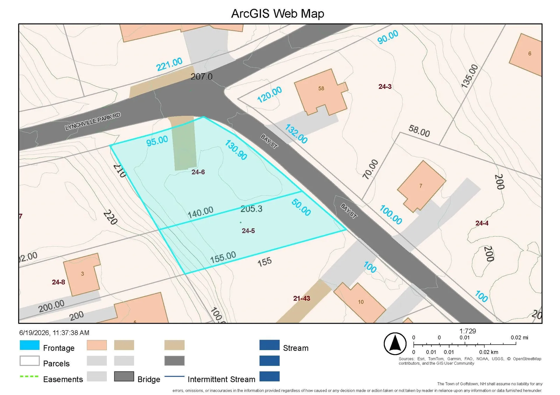 Map 24 Lot 5 & 6 Goffstown NH 03045