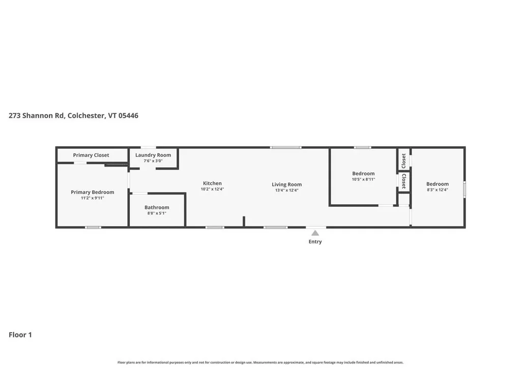 273 Shannon Road Colchester VT 05446