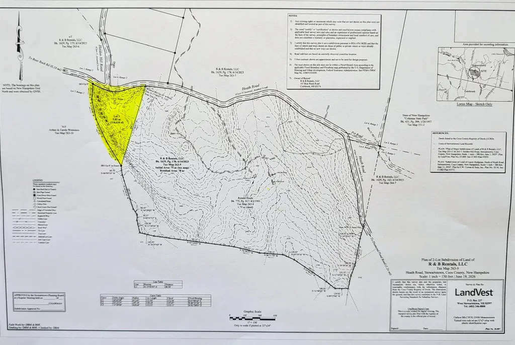 Lot 1 Heath Road Stewartstown NH 03576