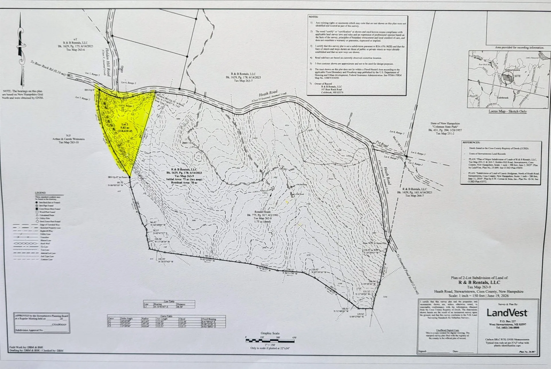Lot 1 Heath Road Stewartstown NH 03576
