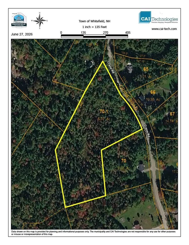 231-70-1 Crane Road Whitefield NH 03598