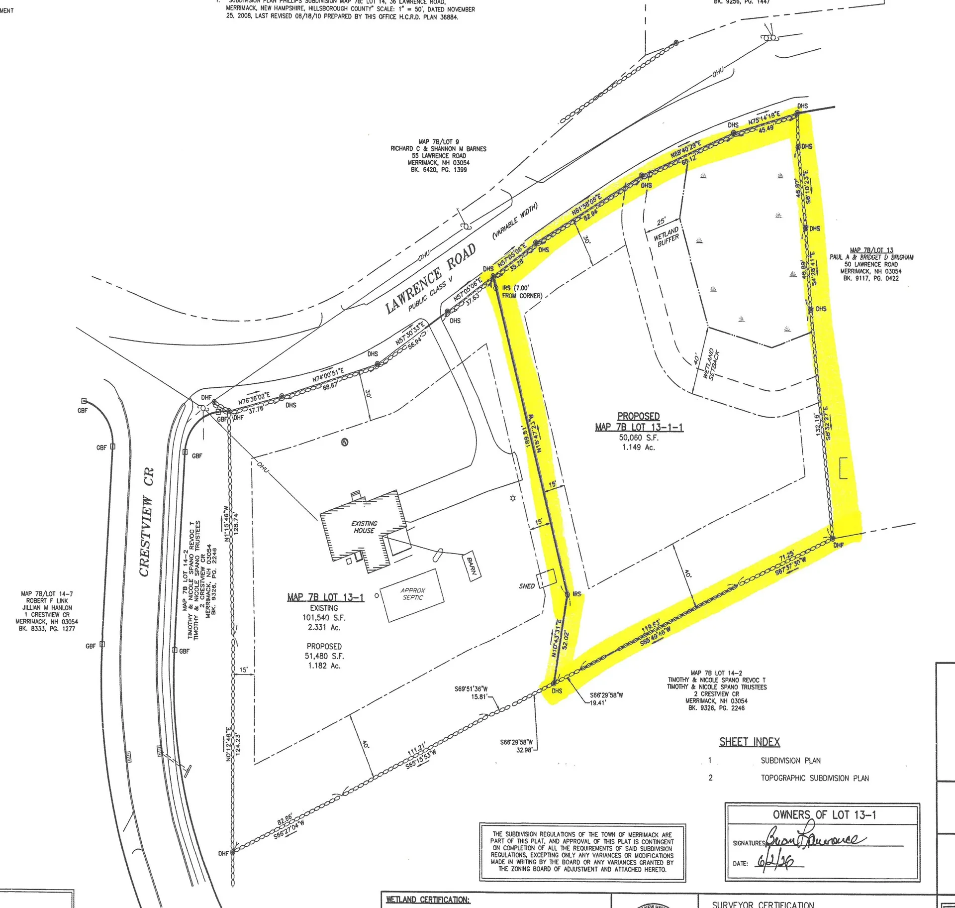 Lot 7b-13-1-1 Lawrence Road Merrimack NH 03054