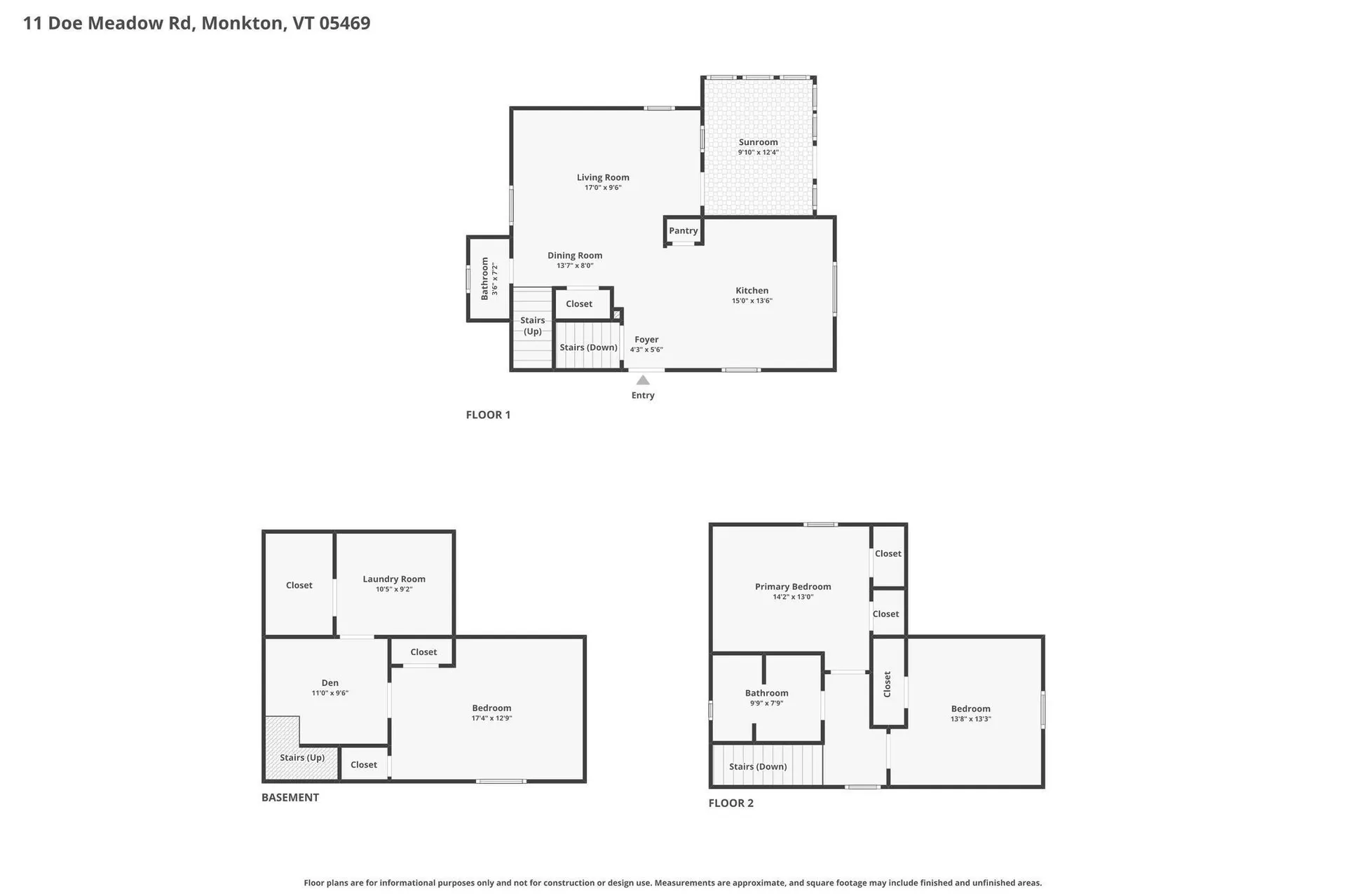 11 Doe Meadow Road Monkton VT 05469