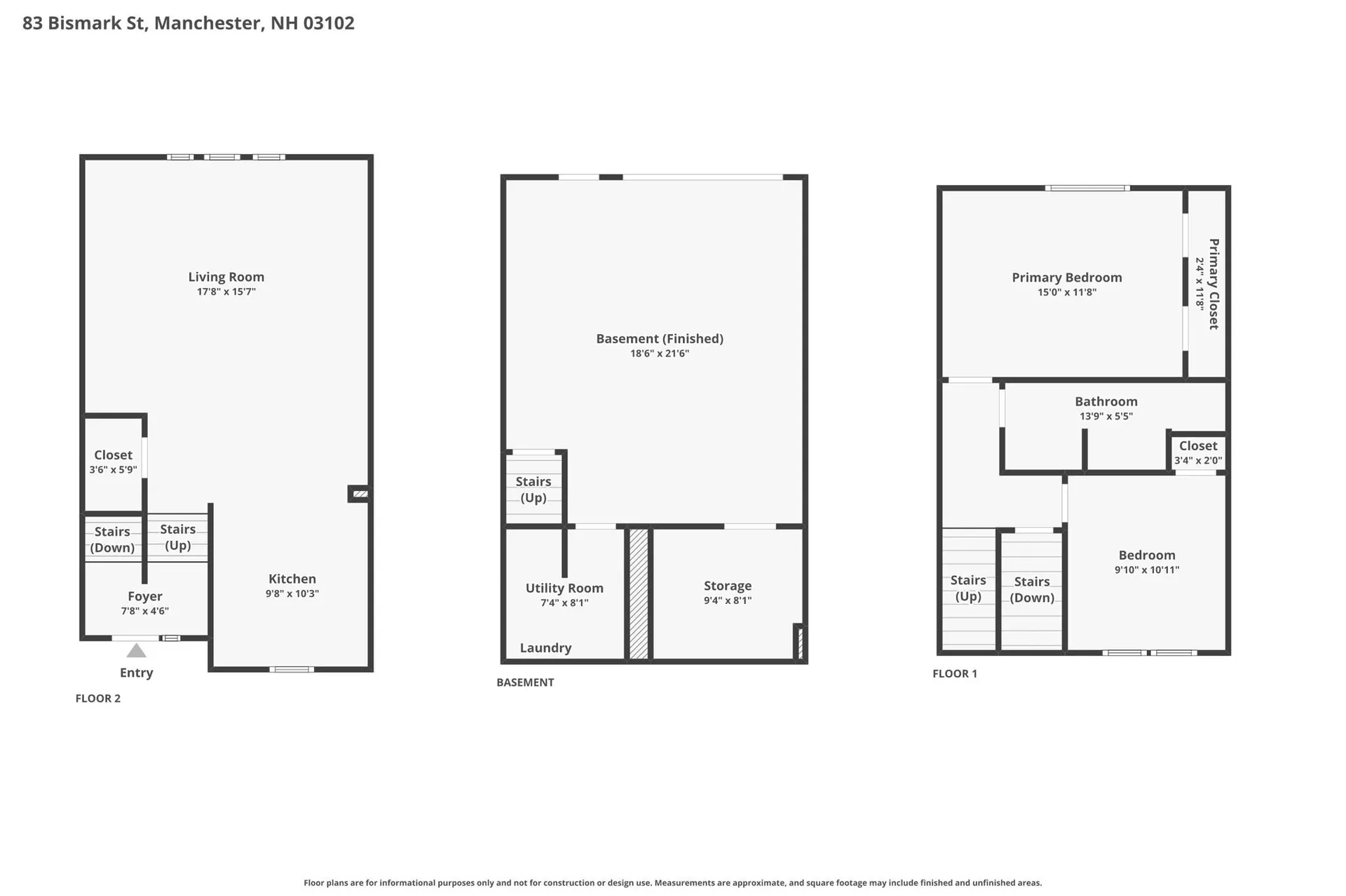 83 Bismark Street Manchester NH 03102