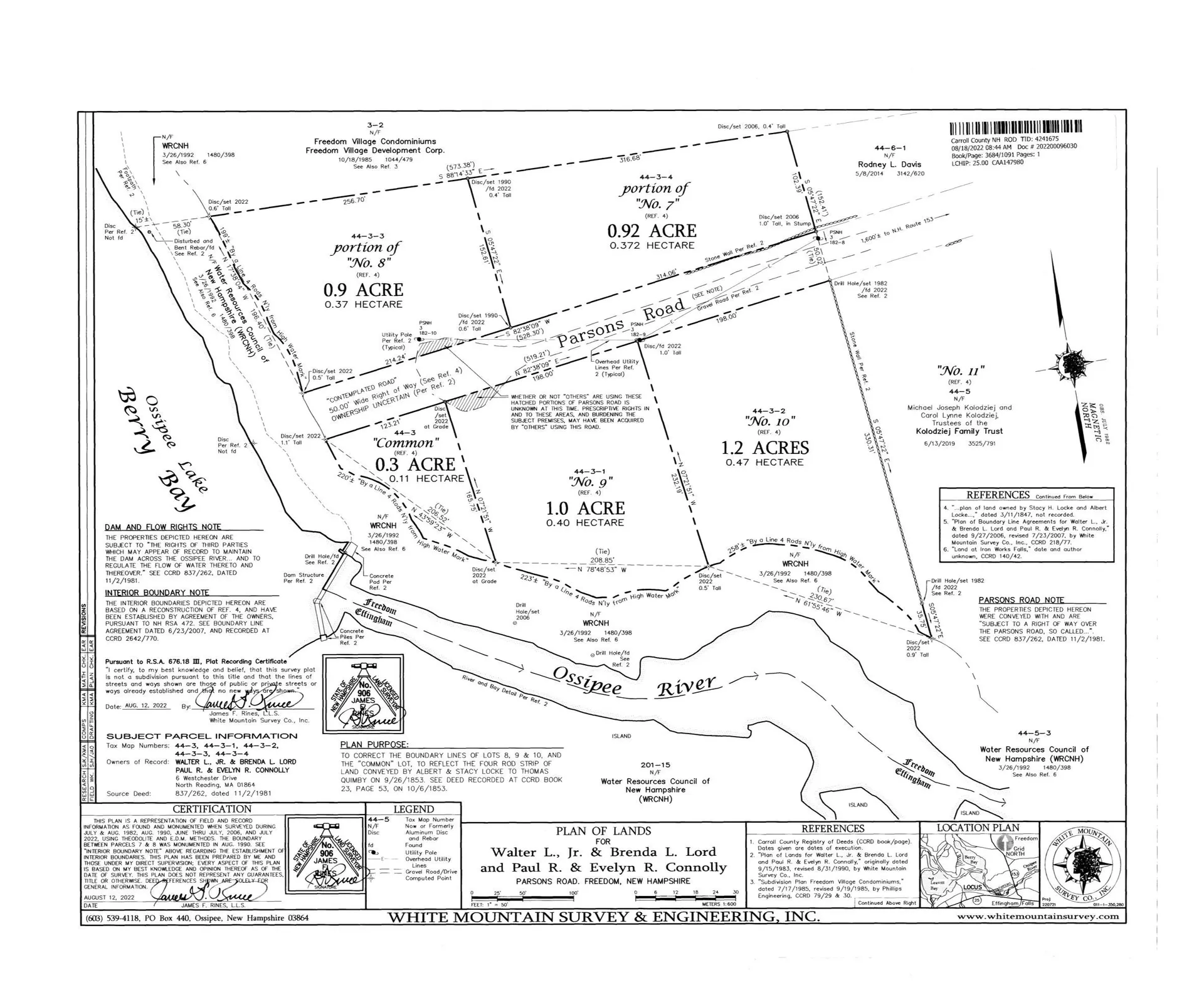 Lot 7 Parsons Road Freedom NH 03826