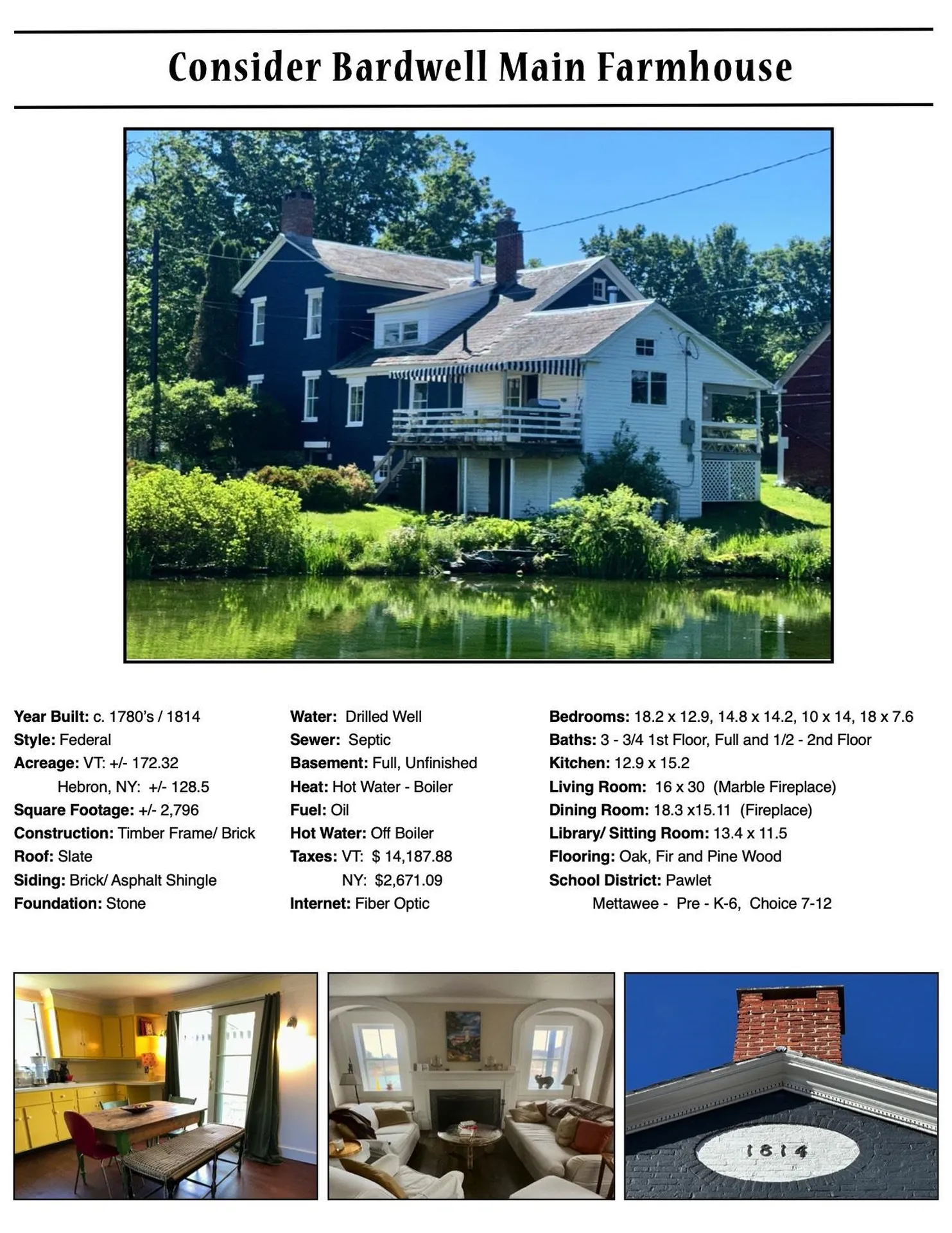 1333 Route 153 Pawlet VT 05775