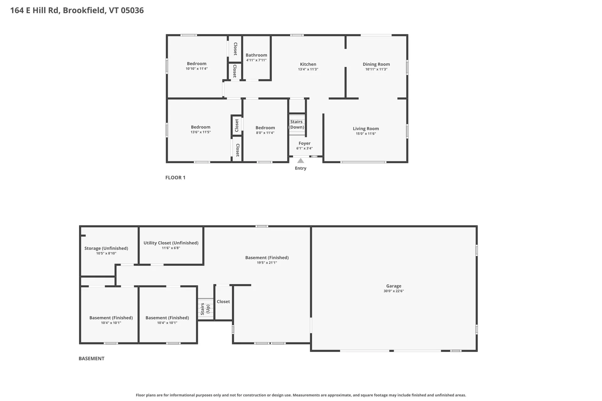 164 East Hill Road Brookfield VT 05036