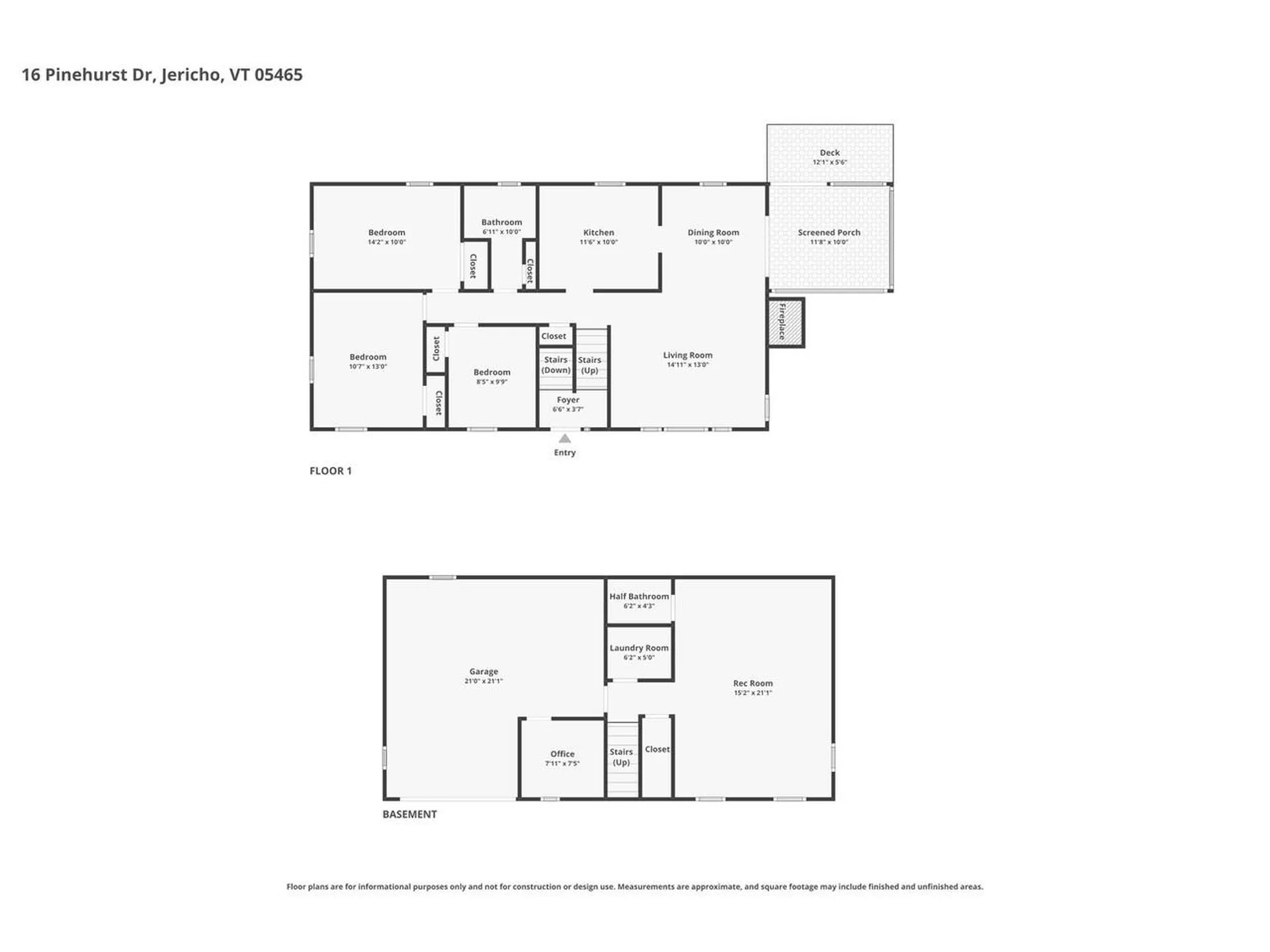 16 Pinehurst Drive Jericho VT 05465
