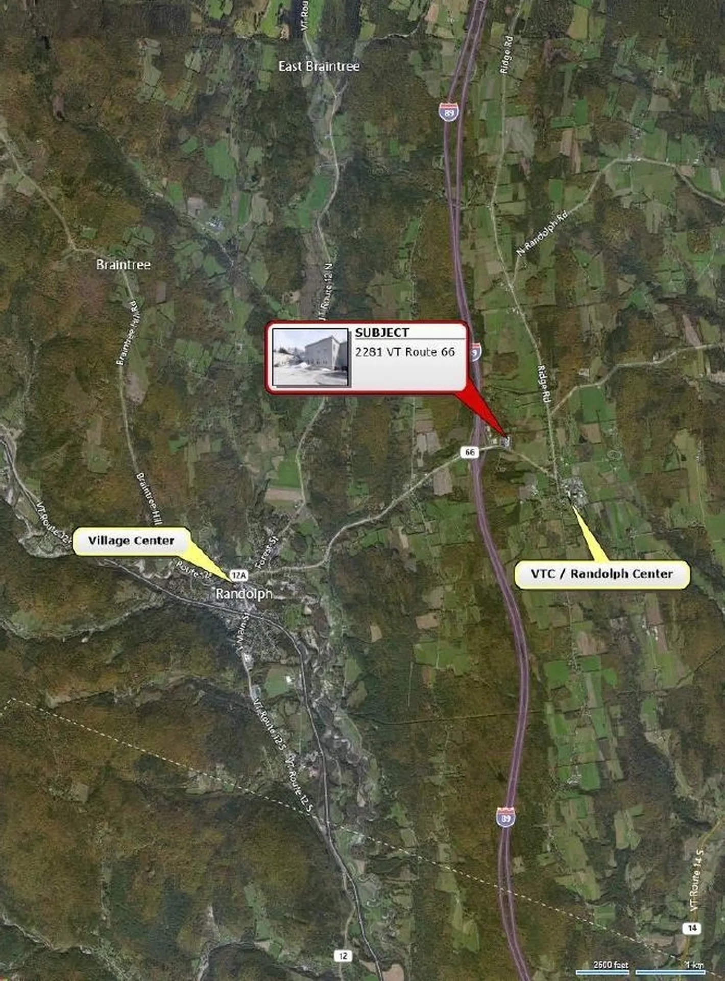 2281 Vt Route 66 Randolph VT 05061