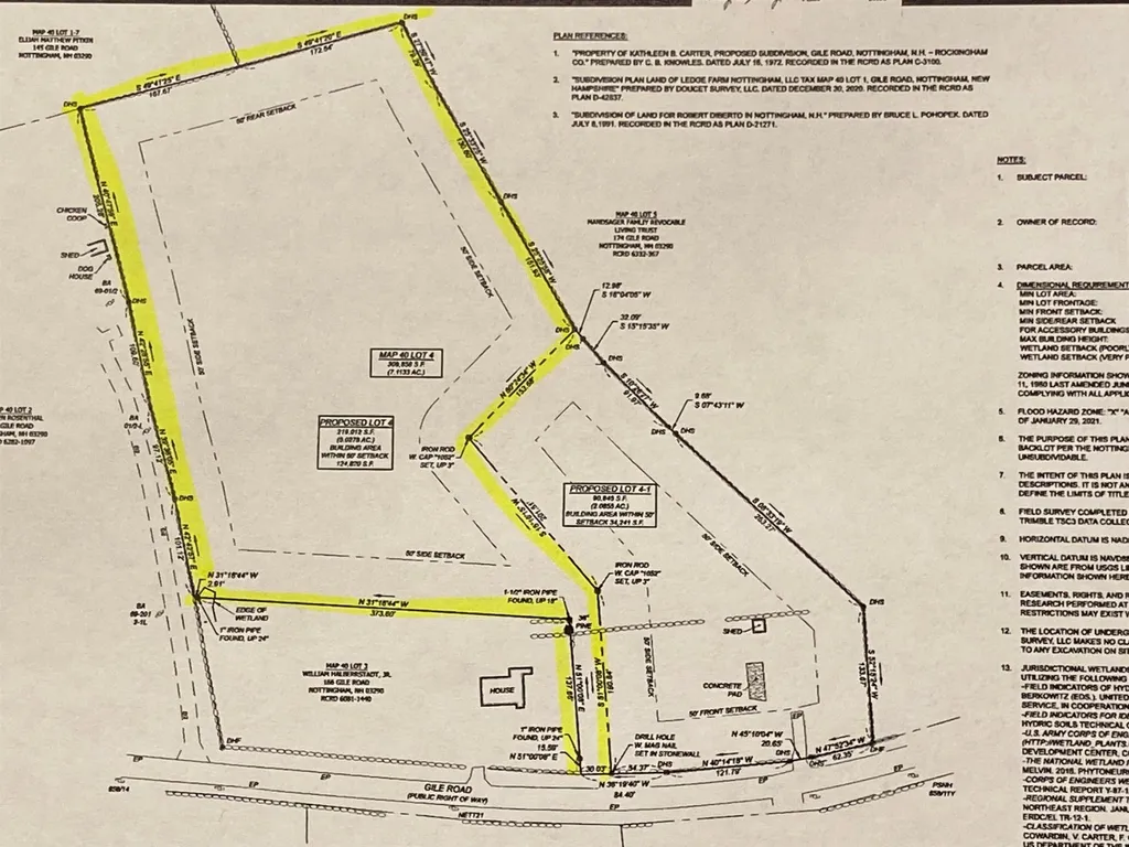 Lot 4 168 Gile Road Nottingham NH 03290